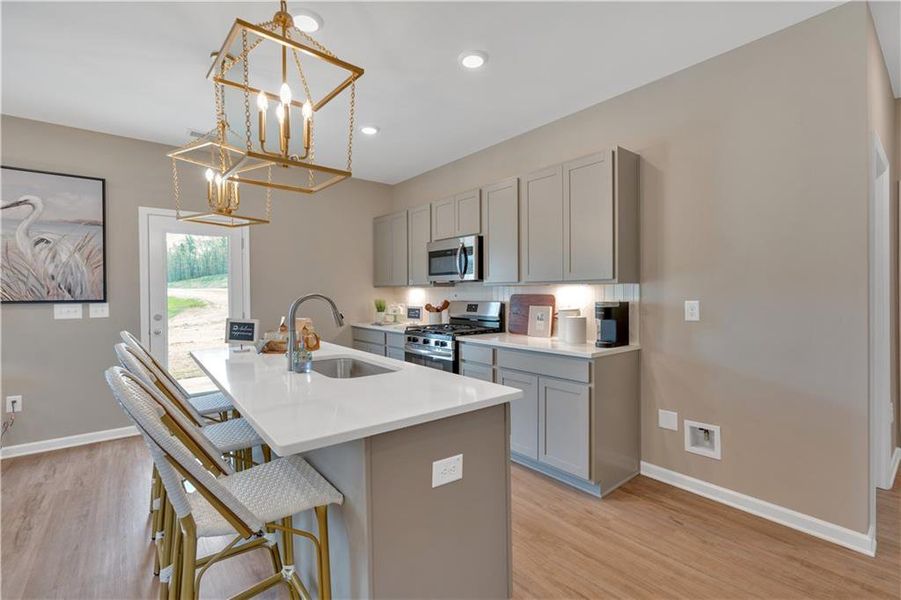 Furnished interior view inside a new home in , Rockmart (Image 15).