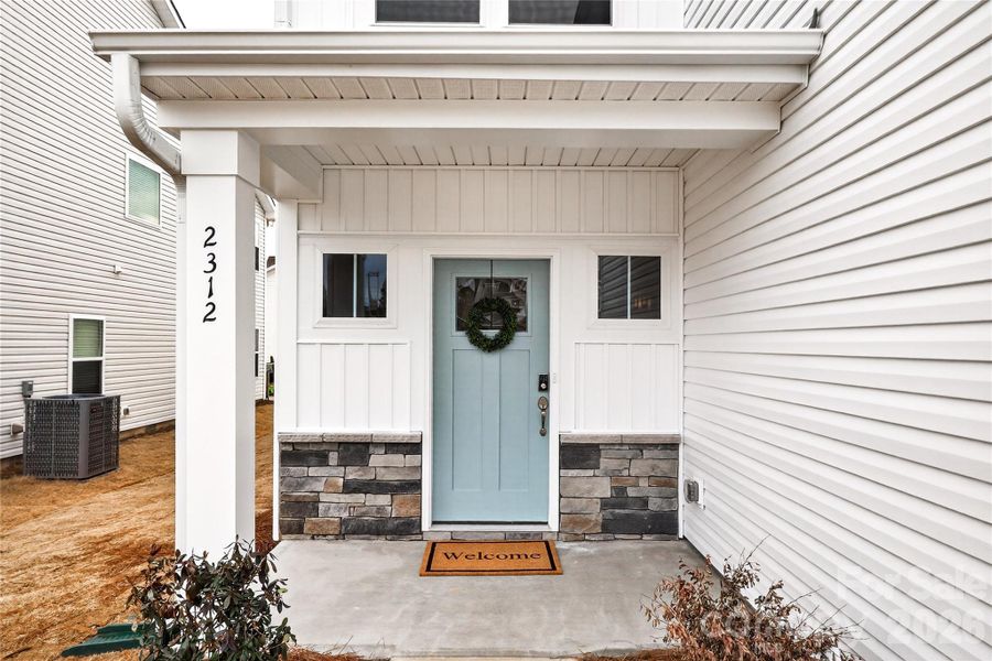 Exterior details and patio area of a home in Morrow Brook, Albemarle (Image 3).