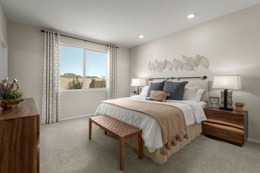 Representative furnished interior of a home built from the 1383 by KB Home in Bella Tierra Reserve, Tucson (Image 5). Representative furnished interior of a home built from the 1383 by KB Home in Bella Tierra Reserve, Tucson (Image 5).