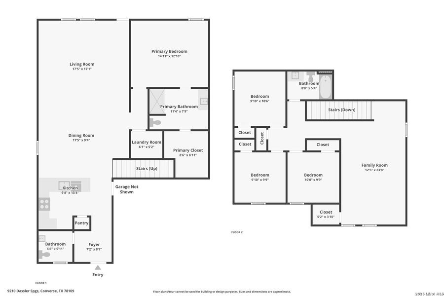 2D floor plan layout of this home in Hightop Ridge, Converse, TX (Image 4). 2D floor plan layout of this home in Hightop Ridge, Converse, TX (Image 4).
