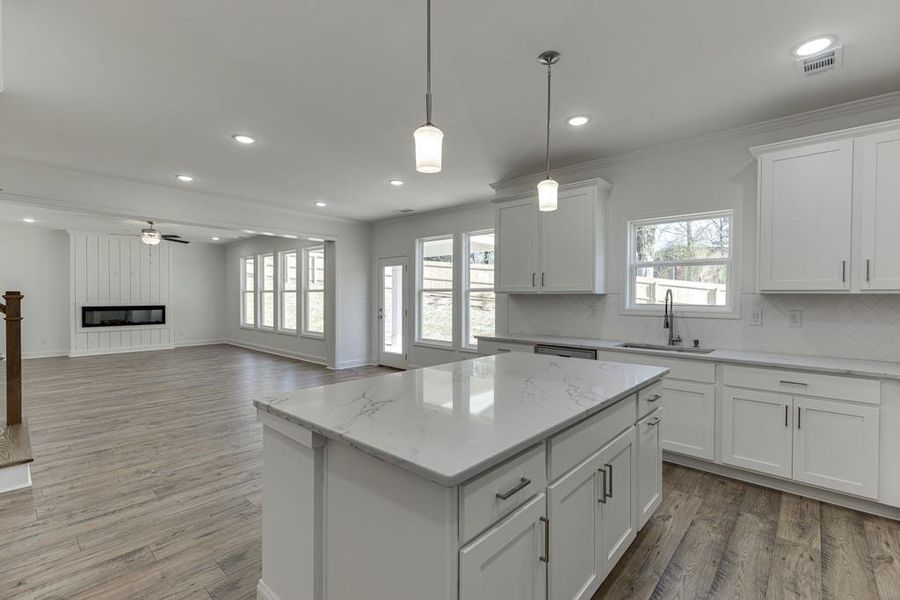 Furnished interior view inside a new home in , Commerce (Image 10).