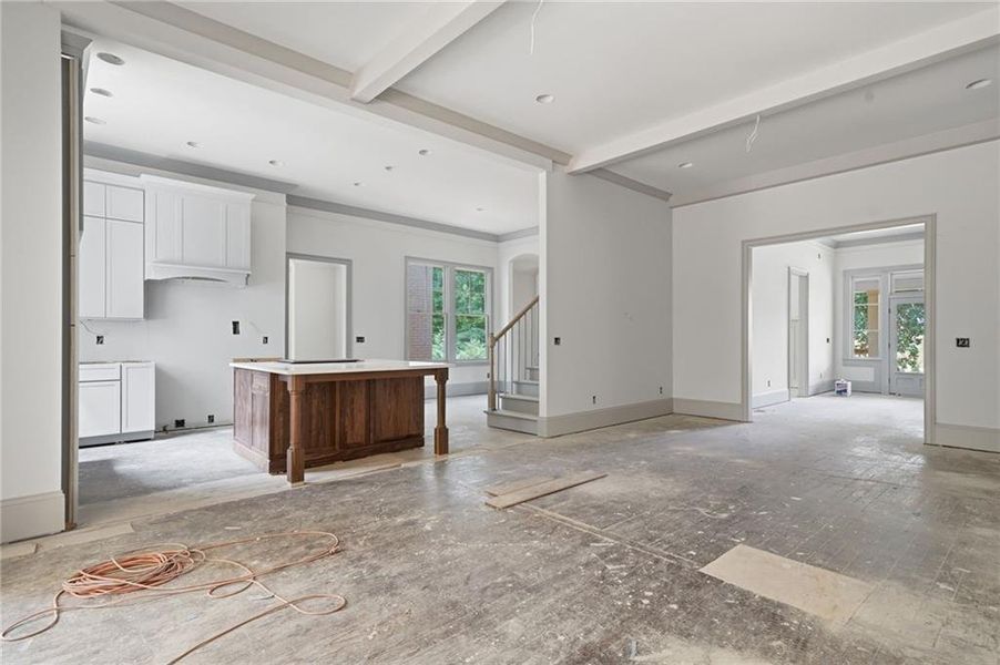 In-progress construction of a new home in , Marietta, GA (Image 18).