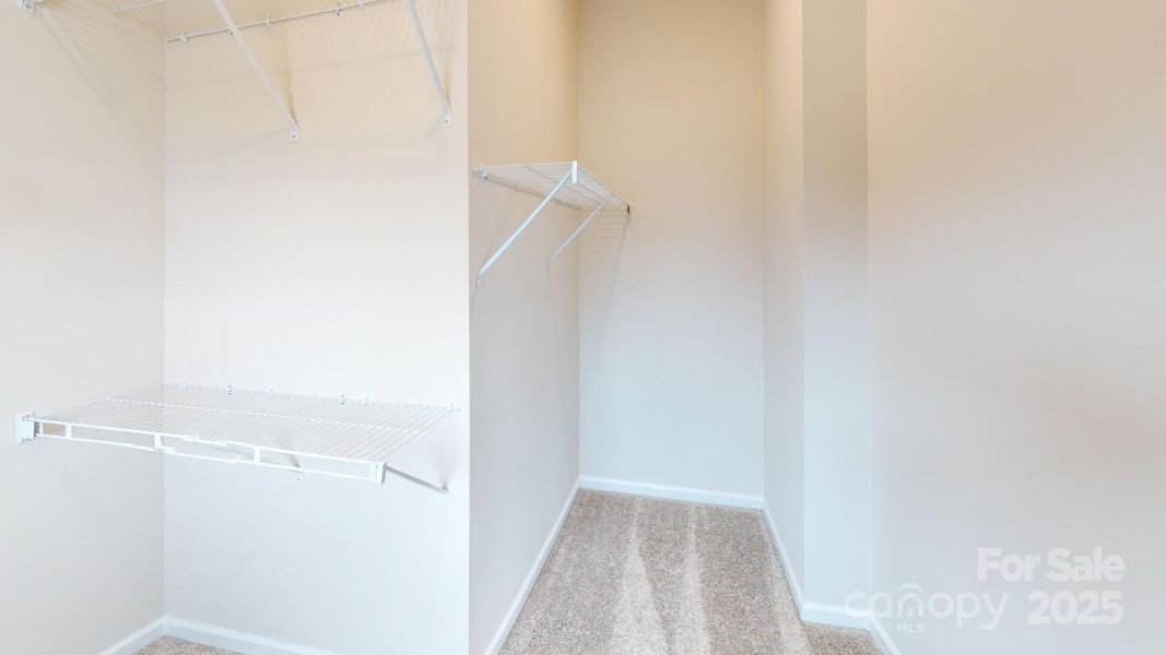 Photo is representation - Primary closet