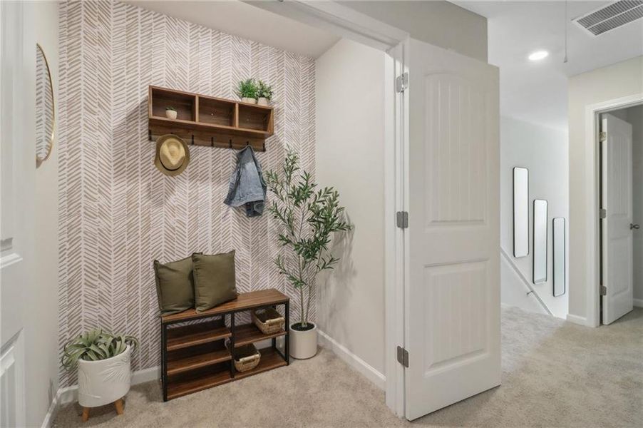 Furnished interior view inside a new home in , Atlanta (Image 28).