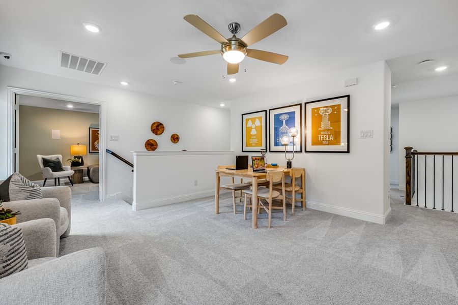 Furnished interior view inside a new home in South Oak, Lakewood Village (Image 15).
