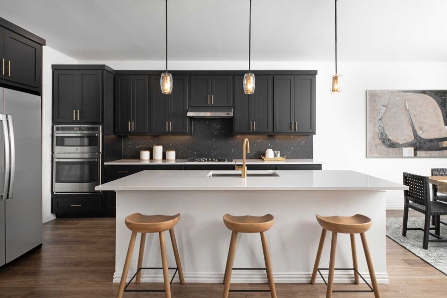 Representative furnished interior of a home built from the Grayson by Ashton Woods in Monticello Park, Princeton (Image 5).