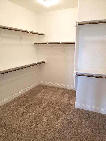 Spacious 2nd master closet