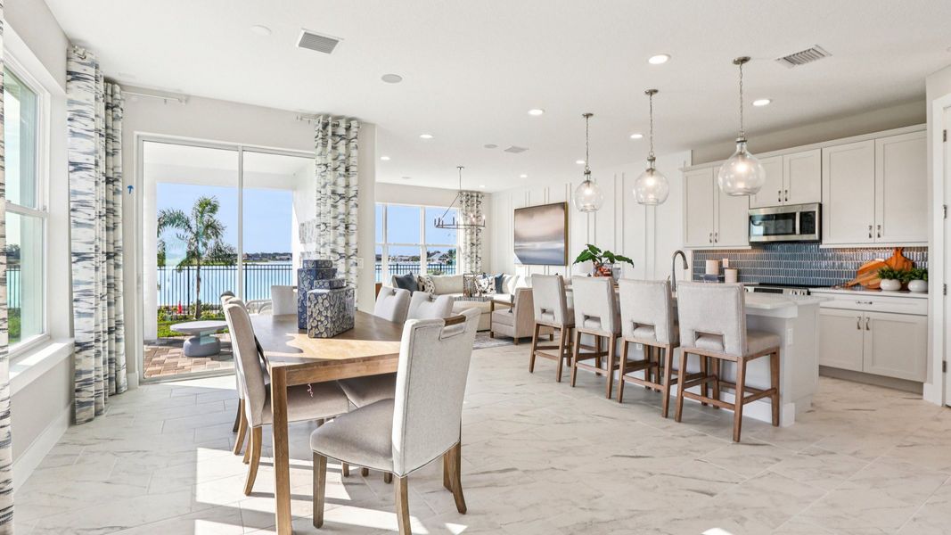 The Dining Room and Kitchen The Dining Room and Kitchen