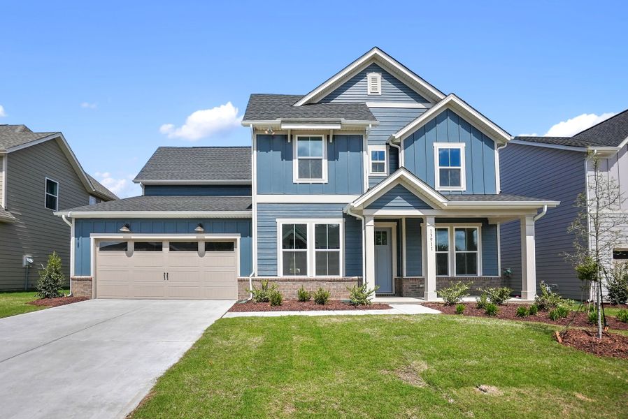 Representative exterior photo of a completed home built from the Herdwick by Pulte Homes in Parkside Crossing, Charlotte, NC (Image 26). Representative exterior photo of a completed home built from the Herdwick by Pulte Homes in Parkside Crossing, Charlotte, NC (Image 26).