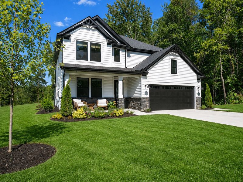 Representative exterior photo of a completed home built from the Sullivan by Hunter Quinn Homes in Anderson County Homes, Anderson, SC (Image 22). Representative exterior photo of a completed home built from the Sullivan by Hunter Quinn Homes in Anderson County Homes, Anderson, SC (Image 22).