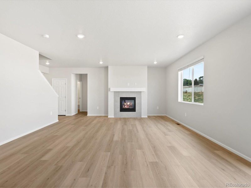 Spacious, unfurnished interior of a new home in Poudre Heights: The Alpine Collection, Windsor (Image 27).