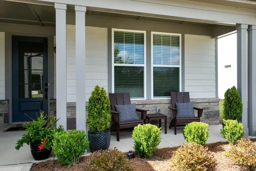 Exterior details and patio area of a home in , Hoschton (Image 4). Exterior details and patio area of a home in , Hoschton (Image 4).
