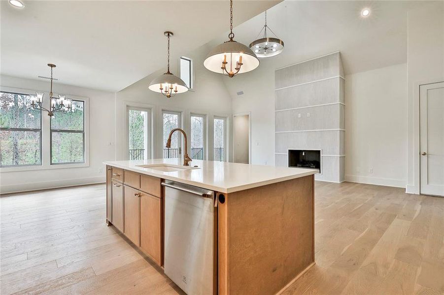 Furnished interior view inside a new home in Gardens at Arbor Springs, Newnan (Image 7).