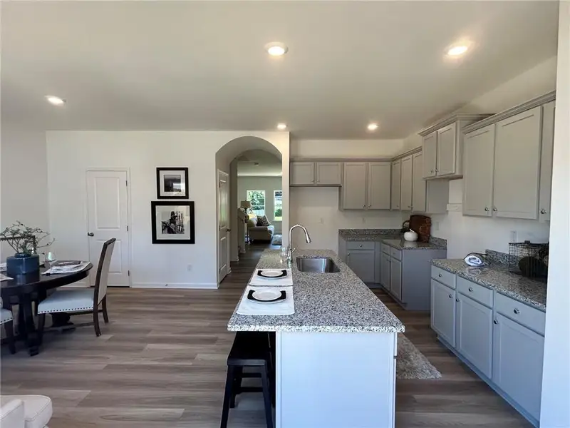 Furnished interior view inside a new home in Old Salem Crossing, Conyers (Image 19).