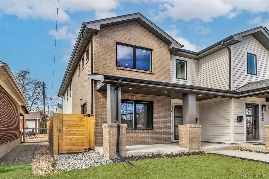 Exterior details and patio area of a home in , Denver (Image 3).