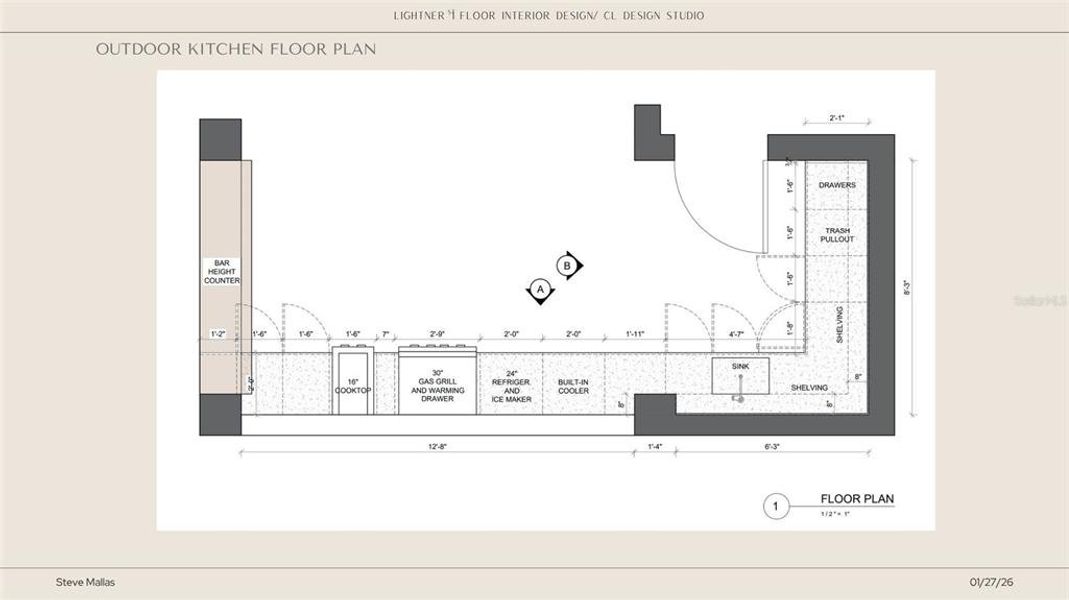 2D floor plan layout of this home in , Tampa, FL (Image 9).
