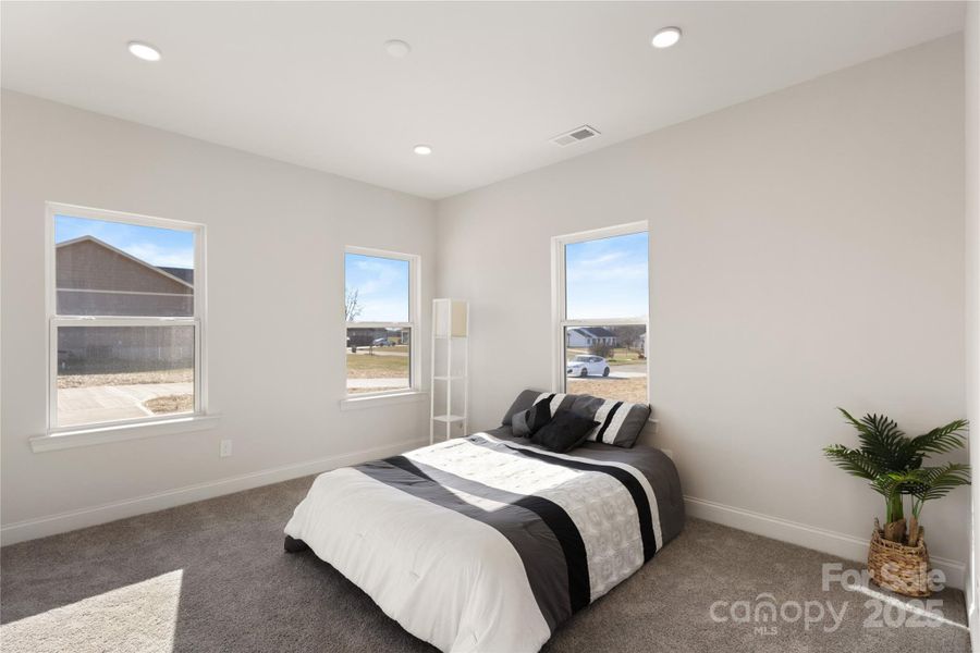 Furnished interior view inside a new home in , Olin (Image 9).