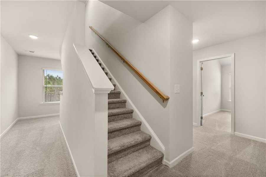 Spacious, unfurnished interior of a new home in Alcovy Village, Lawrenceville (Image 14).