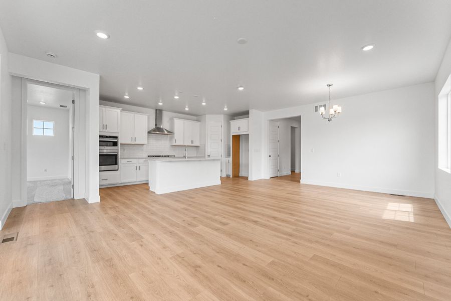 Representative unfurnished interior of a home built from the Bailey by Taylor Morrison in Dawson Trails Town Collection, Castle Rock (Image 12).