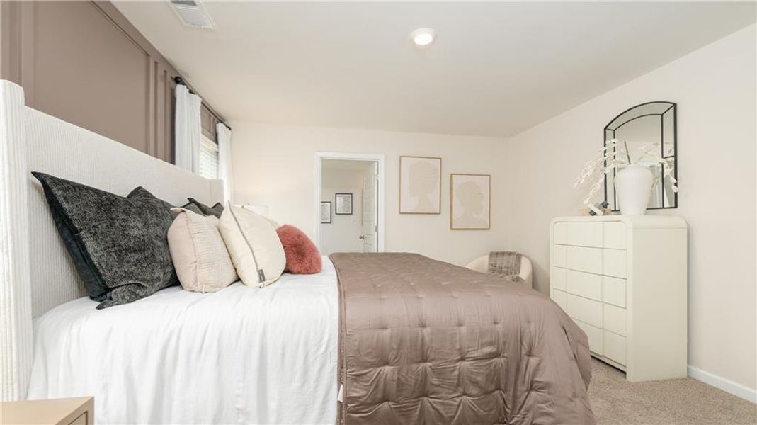 Furnished interior view inside a new home in Sherwood Manor, College Park (Image 26). Furnished interior view inside a new home in Sherwood Manor, College Park (Image 26).