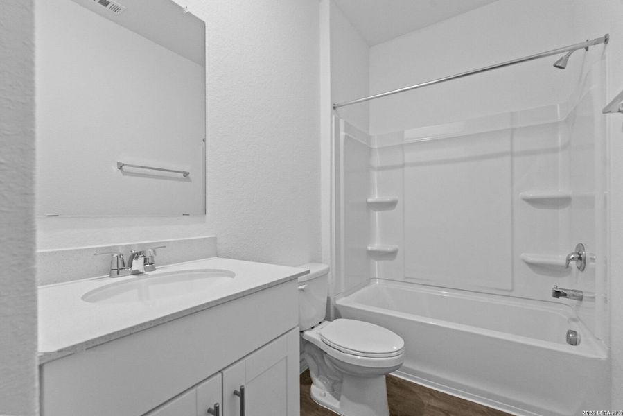 Furnished interior view inside a new home in Corley Farms, Boerne (Image 9). Furnished interior view inside a new home in Corley Farms, Boerne (Image 9).