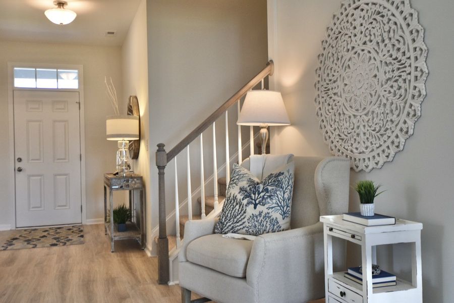Representative furnished interior of a home built from the Danforth by Stevens Fine Homes in River Hills, Shallotte (Image 11).