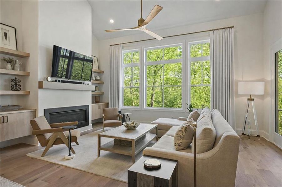 Furnished interior view inside a new home in Waterside Single Family, Peachtree Corners (Image 15).