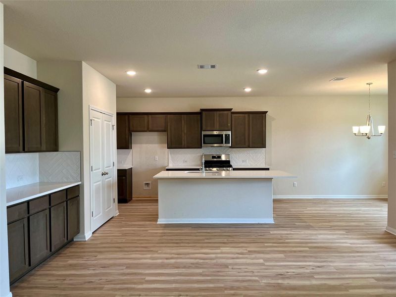 Furnished interior view inside a new home in Anthem Cottages, Kyle (Image 8). Furnished interior view inside a new home in Anthem Cottages, Kyle (Image 8).