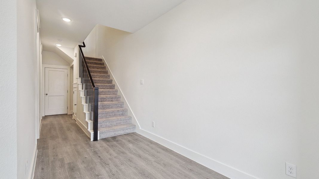 Representative furnished interior of a home built from the Reese by DRB Homes in Collin Creek, Plano (Image 5).