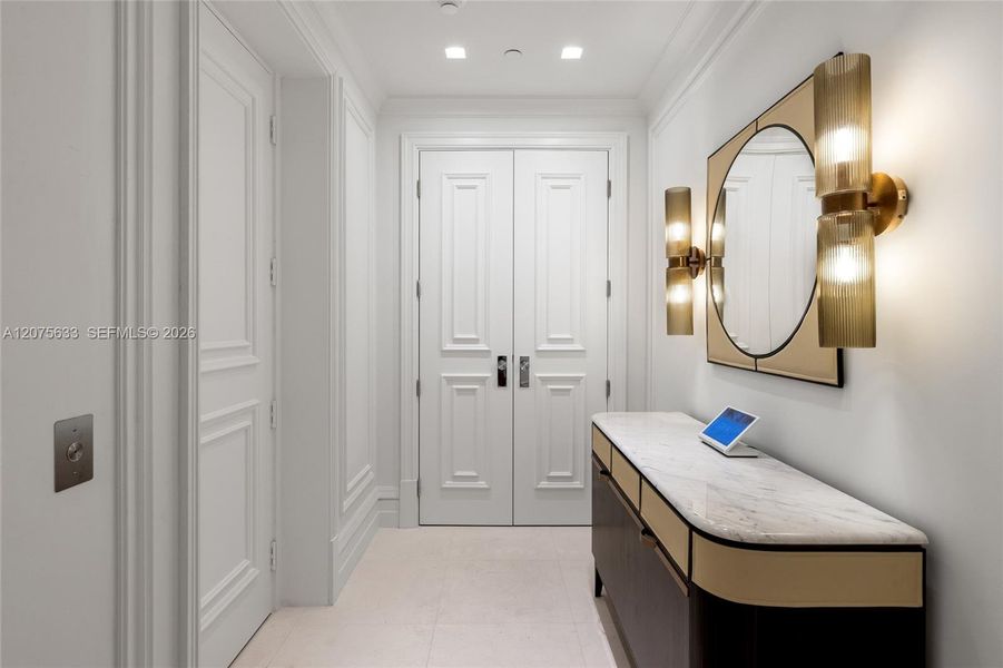 Furnished interior view inside a new home in , Sunny Isles Beach (Image 52).