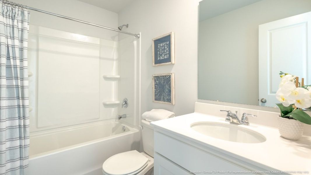 Furnished interior view inside a new home in Carolina Groves, Moncks Corner (Image 13). Furnished interior view inside a new home in Carolina Groves, Moncks Corner (Image 13).