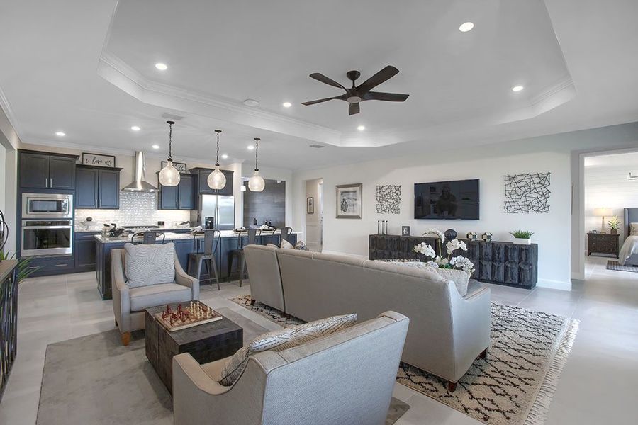 Representative furnished interior of a home built from the Whitmore by Colen Built Development, LLC in On Top of the World Communities, Ocala (Image 6). Representative furnished interior of a home built from the Whitmore by Colen Built Development, LLC in On Top of the World Communities, Ocala (Image 6).