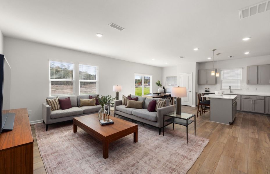 Furnished interior view inside a new home in Carpenter Falls, Durham (Image 12).