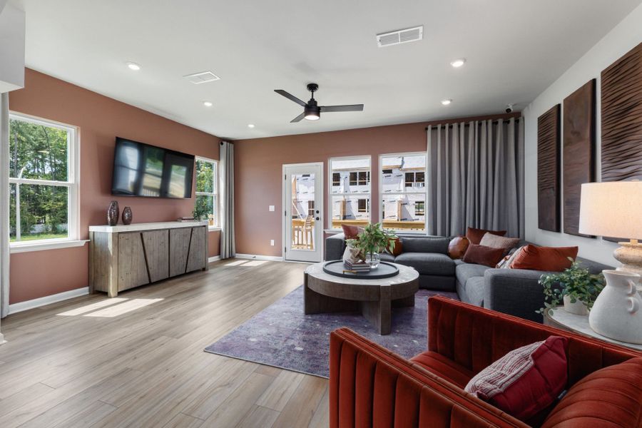 Representative furnished interior of a home built from the Broxton by Pulte Homes in Barclay Townes at The Pointe, Wilmington (Image 15). Representative furnished interior of a home built from the Broxton by Pulte Homes in Barclay Townes at The Pointe, Wilmington (Image 15).