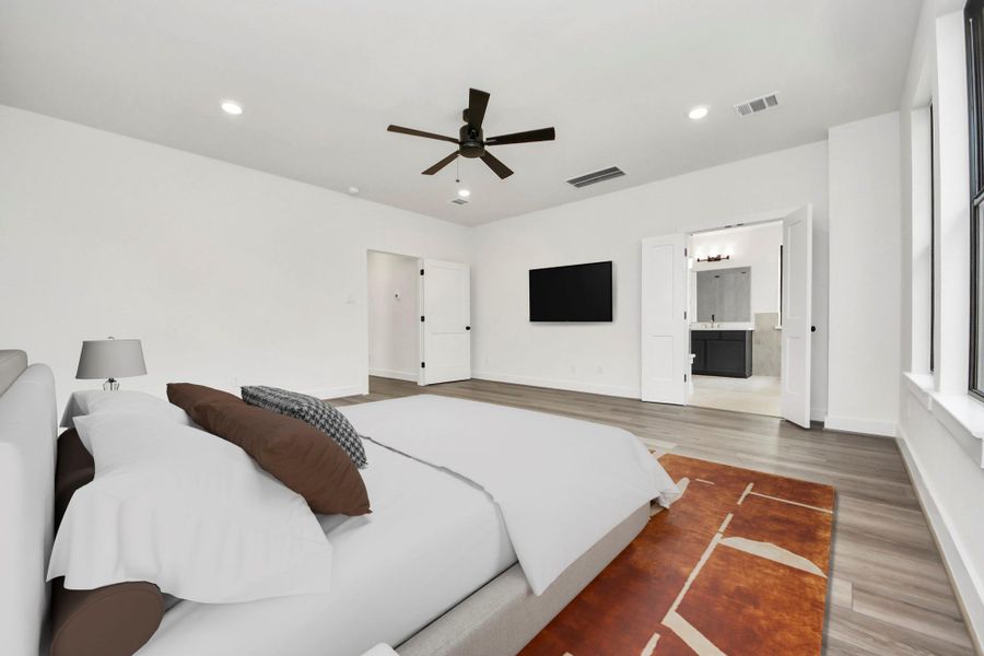 Furnished interior view inside a new home in Caywood Place, Houston (Image 14).