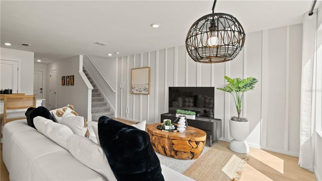 Furnished interior view inside a new home in , Davenport (Image 30).