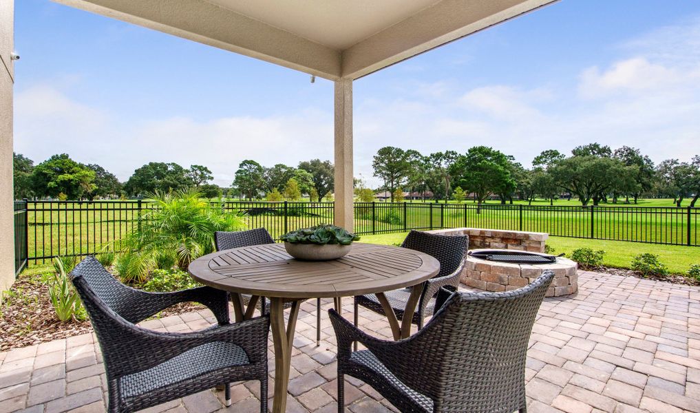 Covered patio