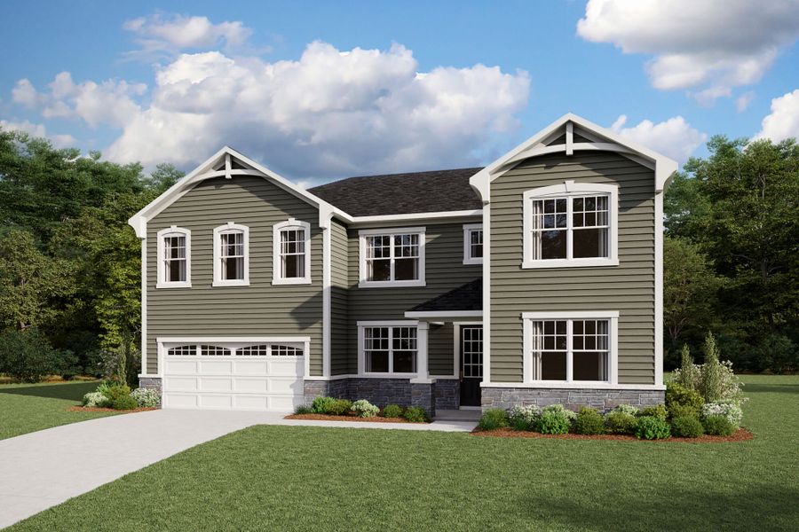 Representative exterior photo of a completed home built from the Lassen by Mattamy Homes in Magnolia Park, Garner, NC (Image 20). Representative exterior photo of a completed home built from the Lassen by Mattamy Homes in Magnolia Park, Garner, NC (Image 20).