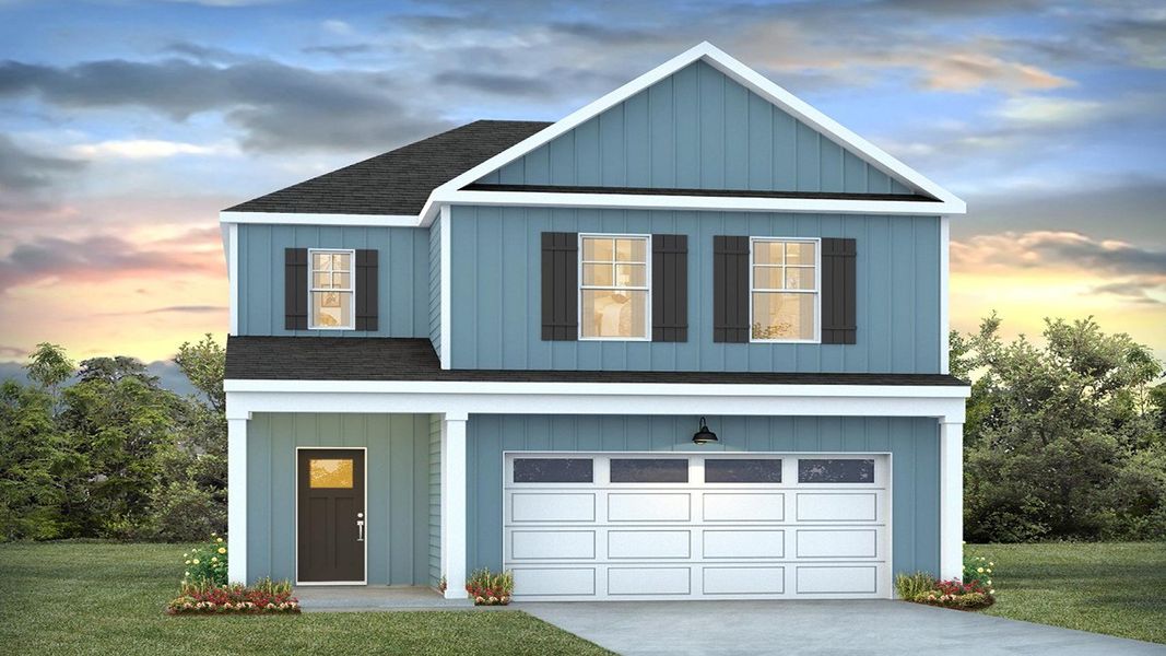 Front exterior of a home in the Altama community, located in Brunswick, GA (Image 4).