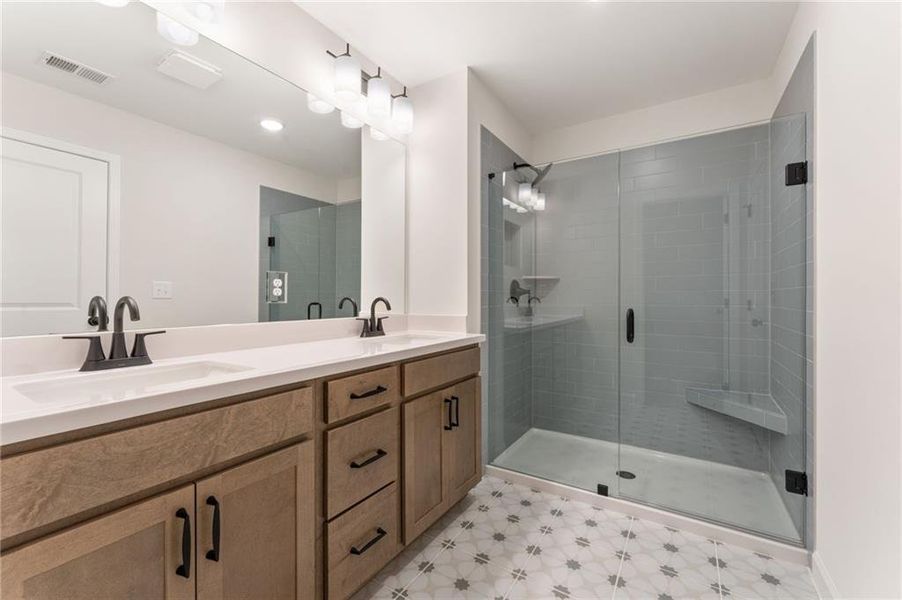 Furnished interior view inside a new home in Wildwood Place, Powder Springs (Image 12).
