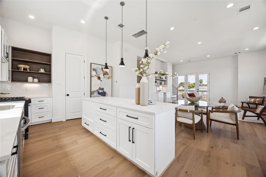 Furnished interior view inside a new home in , Houston (Image 11).
