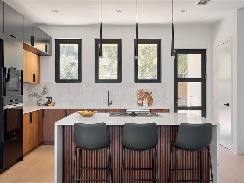 Custom Kitchen - Paneled Fridge to Convey