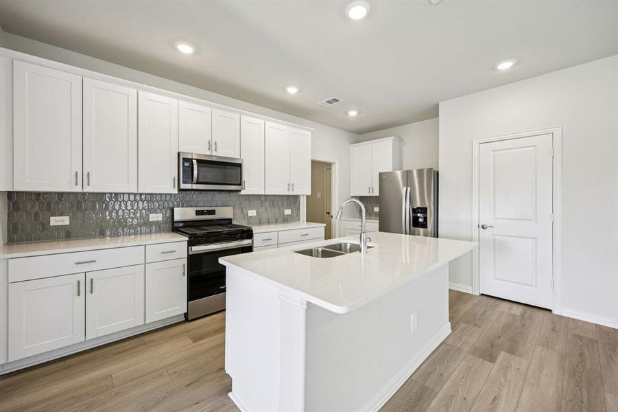 Photo is not of the actual home, but is an inspirational photo of builder’s model home and may depict options, furnishings, and/or decorator features that are not included.