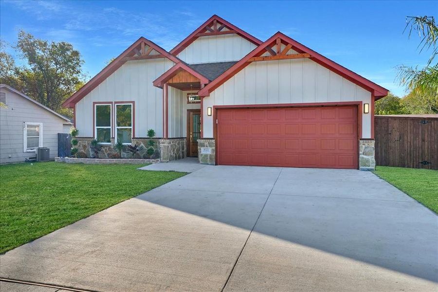 Front exterior of a new home in , White Settlement, TX, highlighting curb appeal (Image 19).