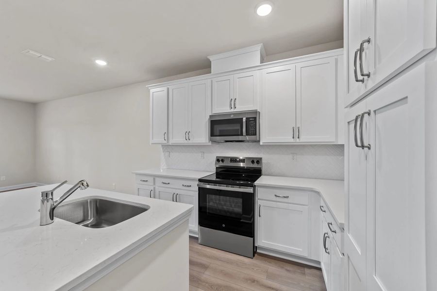 Kitchen Featuring the Timeless Collection