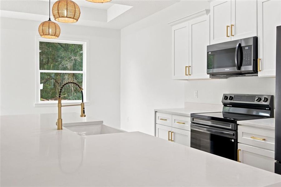 Furnished interior view inside a new home in , Dunnellon (Image 6).