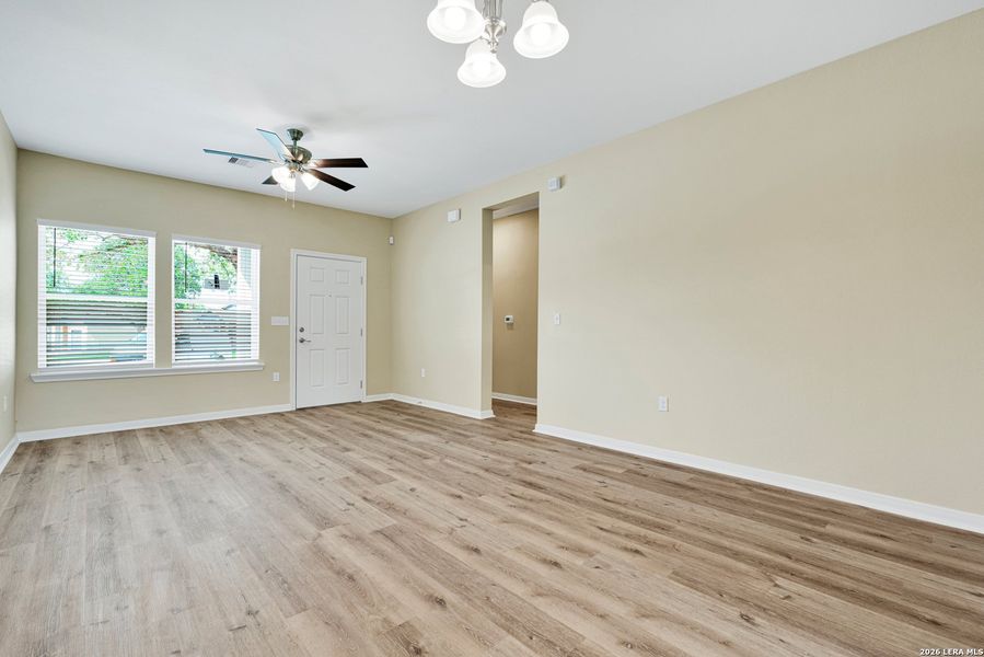 Spacious, unfurnished interior of a new home in , San Antonio (Image 10). Spacious, unfurnished interior of a new home in , San Antonio (Image 10).