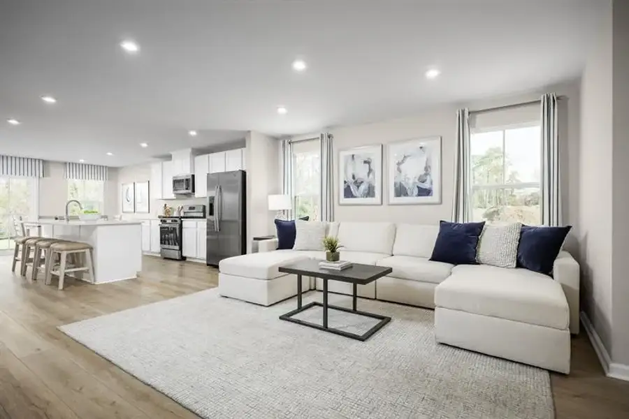 Furnished interior view inside a new home in Stanford Village, Lyman (Image 6).
