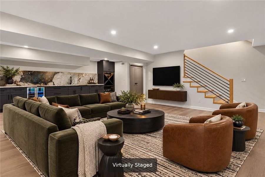 Furnished interior view inside a new home in , Dunwoody (Image 51).