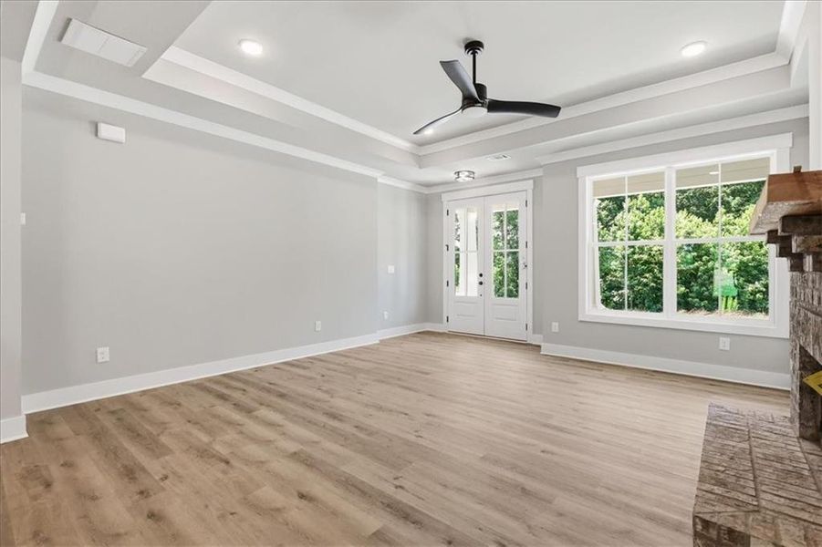 Spacious, unfurnished interior of a new home in , Statham (Image 44).